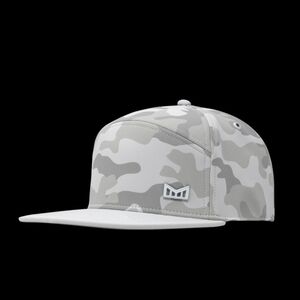 Melin Trenches Hydro Trucker Mesh Back Hat Snow Camo Snapback Hat